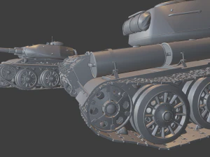 t44 tanks 3D Print Model