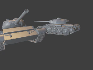 t44 tanks 3D Print Model