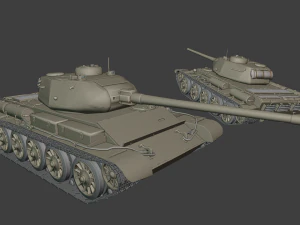 t44 tanks 3D Print Model