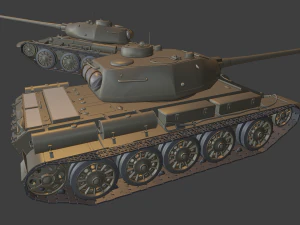 t44 tanks 3D Print Model