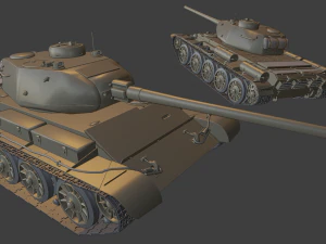 t44 tanks 3D Print Model