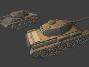t44 tanks 3D Druckmodell