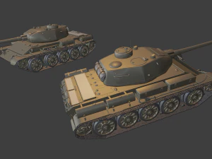t44 tanks 3D Print Model