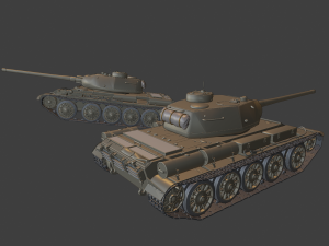 t44 tanks 3D Druckmodell