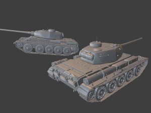 t44 tanks 3D Print Model
