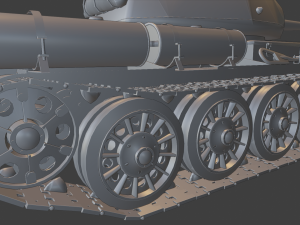 t44 tanks 3D Druckmodell