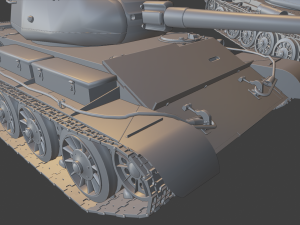 t44 tanks 3D Druckmodell
