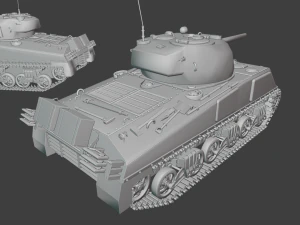 m4 sherman tanks 3D Print Model