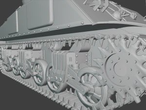 m4 sherman tanks 3D Print Model