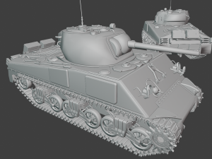 m4 sherman tanks Modello di stampa 3D