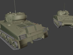 m4 sherman tanks Modello di stampa 3D