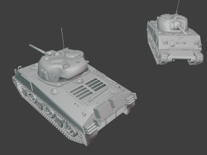 m4 sherman tanks Modello di stampa 3D