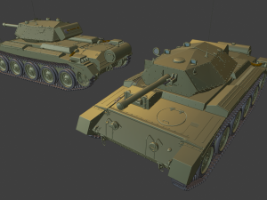 mk vi crusader iii tanks 3D Print Model