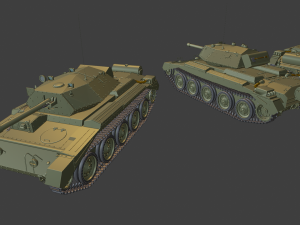 mk vi crusader iii tanks 3D Print Model