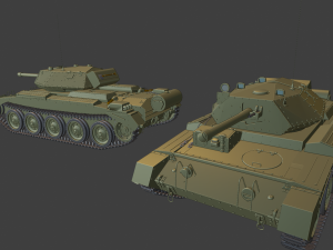mk vi crusader iii tanks 3D Print Model