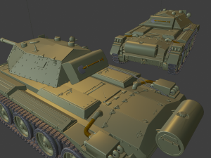 mk vi crusader iii tanks 3D Print Model