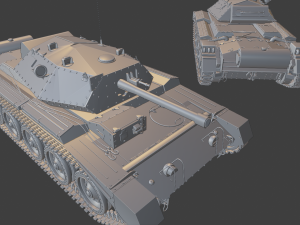 mk vi crusader iii tanks 3D Print Model