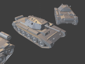mk vi crusader iii tanks 3D Print Model