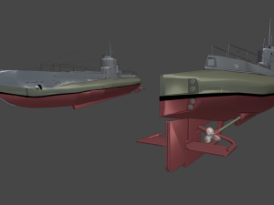 orze submarine 3D Принт Модель