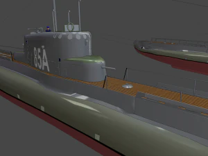 orze submarine 3D Print Model