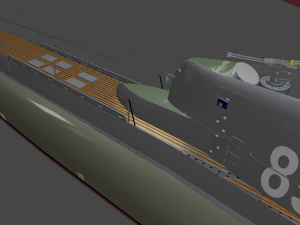 orze submarine 3D Print Model
