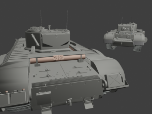 churchill cdl tanks 3D 프린트 모델