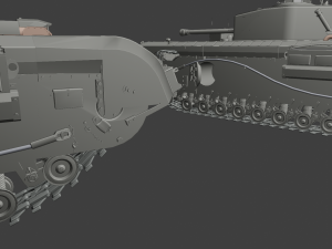 churchill cdl tanks 3D 프린트 모델