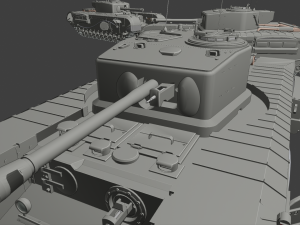 churchill cdl tanks 3D 프린트 모델