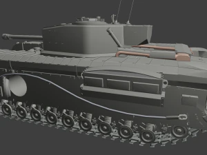 churchill cdl tanks 3D Print Model