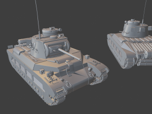 matilda ii mkiii tanks Modelo de Impressão 3D