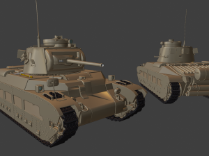 matilda ii mkiii tanks Modelo de Impressão 3D