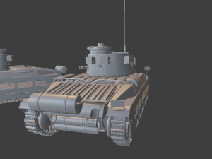 matilda ii mkiii tanks Modelo de Impressão 3D