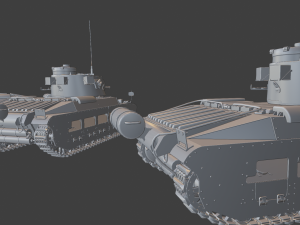 matilda ii mkiii tanks Modelo de Impressão 3D