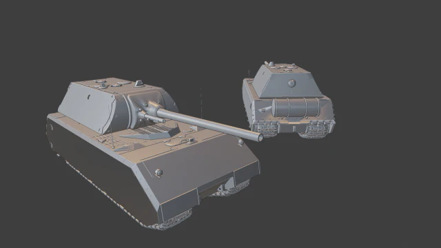 maus tanks 3D Print Model .c4d .max .obj .3ds .fbx .stl .blend 