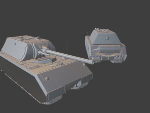 tank maus Model Cetak 3D