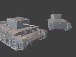 cromwell iv mk tanks 3D 打印模型