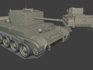 cromwell iv mk tanks 3D 打印模型