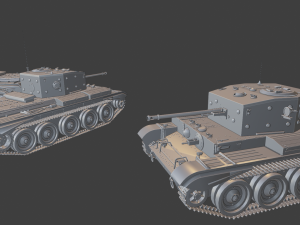 cromwell iv mk tanks 3D 打印模型