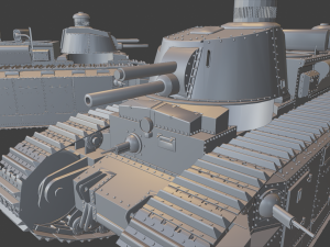 fcm tanks 3D 打印模型