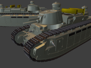 fcm tanks 3D 打印模型