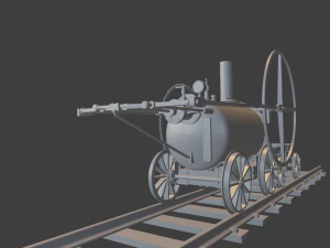 bintang parowoz Model Cetak 3D