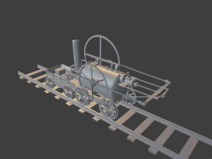 star parowoz 3D Print Model