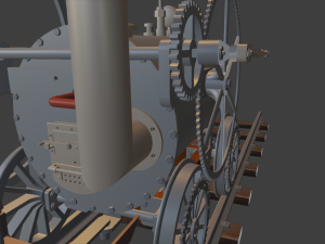 star parowoz 3D Baskı Modeli