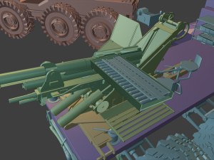 535 tanks 3D-printmodel