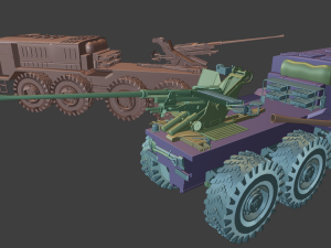 535 tanks 3D-printmodel