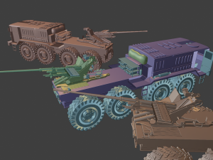 535 tanks 3D-printmodel