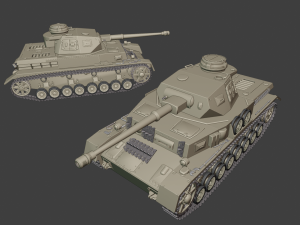panzer iv 29 04 20 tanks Model Cetak 3D