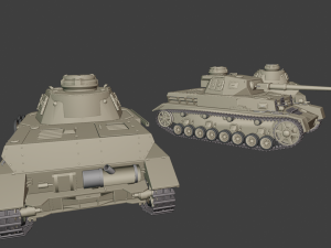 panzer iv 29 04 20 tanks 3D Baskı Modeli