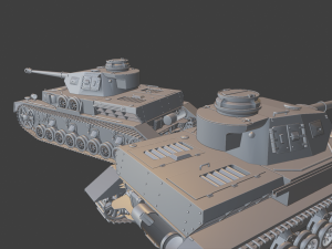 panzer iv 29 04 20 tanks 3D Baskı Modeli