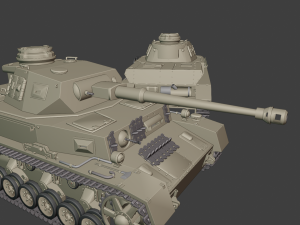 panzer iv 29 04 20 tanks 3D Baskı Modeli